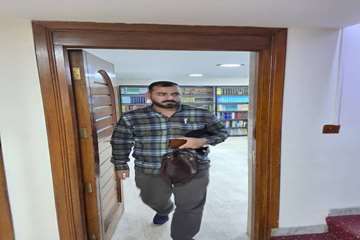 بازدید نماینده رئیس آزفای قم از خانه فرهنگ جمهوری اسلامی ایران در بغداد